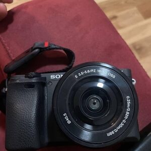 Sony Black Digital Camera with Lens